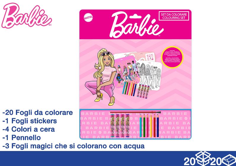 EOL ALBUM DA COLORARE CON COLORI BARBIE