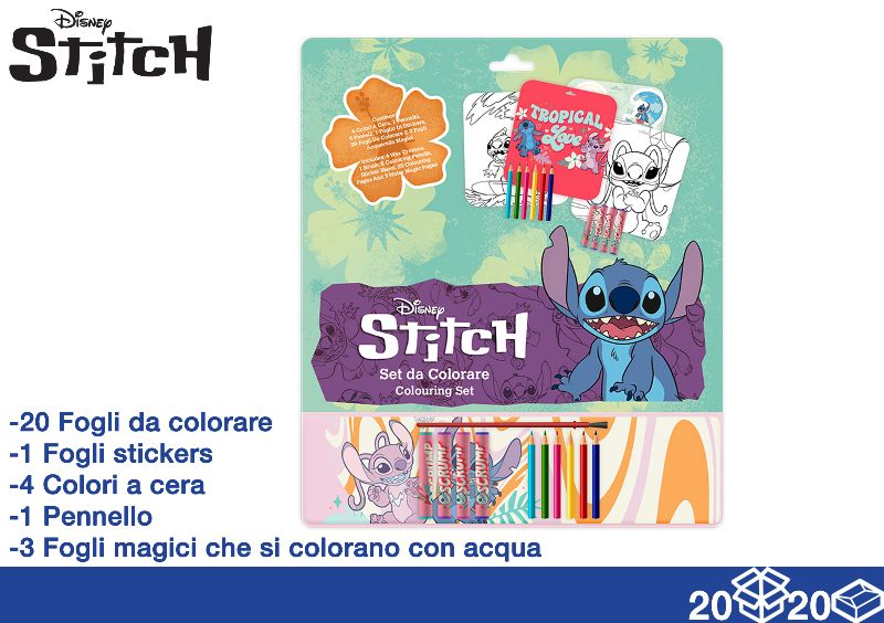 EOL ALBUM DA COLORARE CON COLORI STITCH