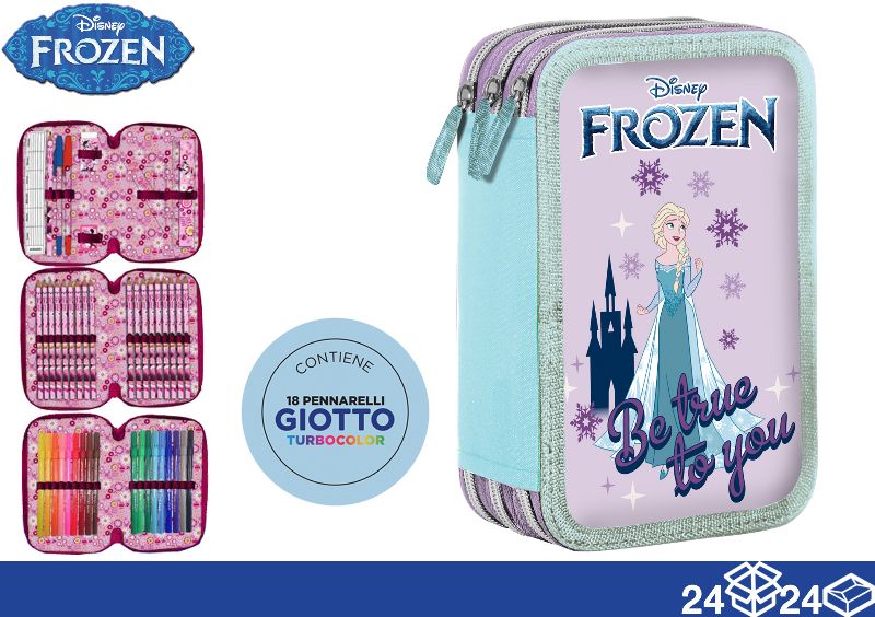 GIOTTO ASTUCCIO 3 ZIP FROZEN