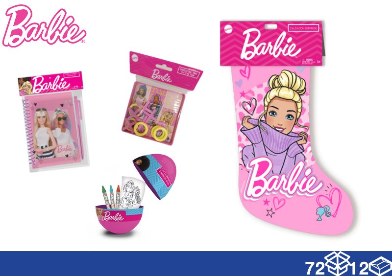 EOL CALZA CON SORPRESE 3PZ BARBIE 30CM