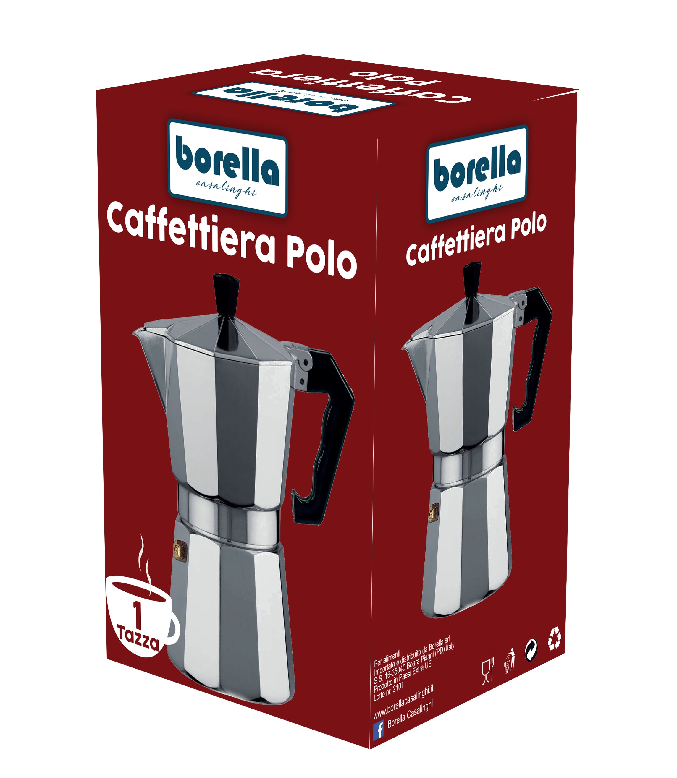 BORELLA CAFFETTIERA POLO 1TZ