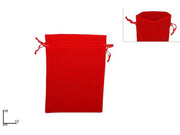 DUE ESSE SACCHETTO VELLUTO 13X18 ROSSO 