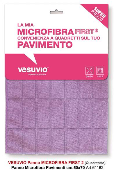 VESUVIO PANNI MICROFIBRA 50X70 C/ASOLA 