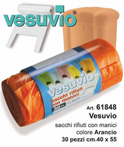 VESUVIO SACCO 40X55CM 30PZ ARANCIO
