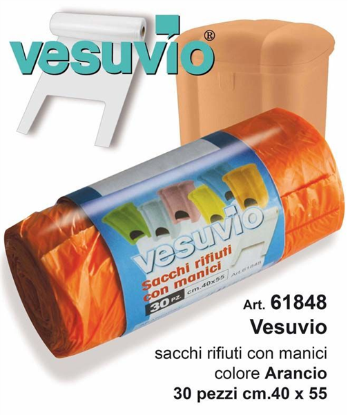 VESUVIO SACCO 40X55CM 30PZ ARANCIO