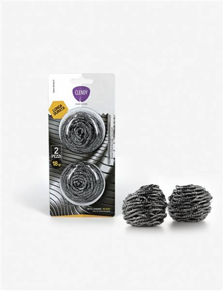 CLENDY PAGLIETTE INOX 2PZ 