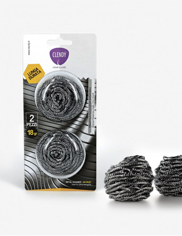 CLENDY PAGLIETTE INOX 2PZ