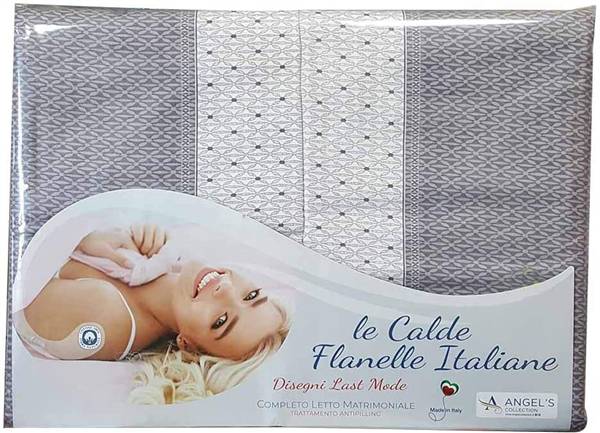 ANGELS COMPLETO LETTO FLANELLA 1/2P 