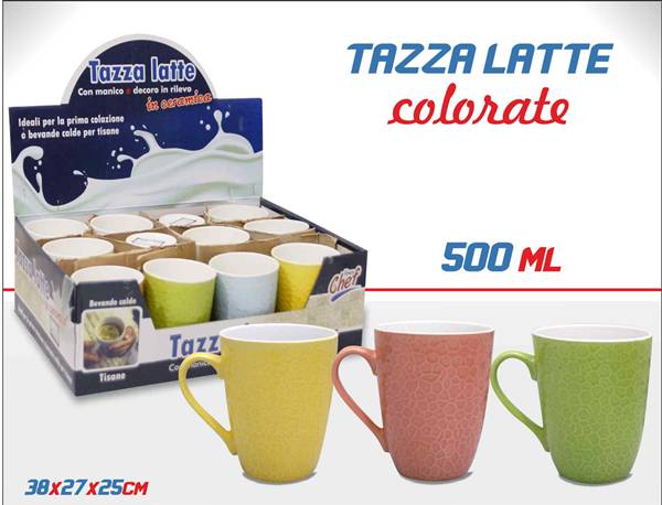 NOUVY TAZZA CERAMICA COLORATA 