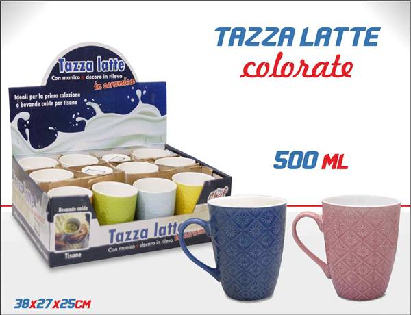 NOUVY TAZZA CERAMICA COLORATA 