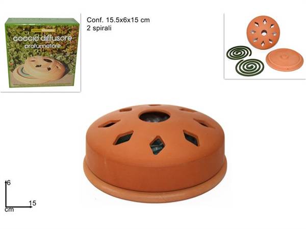 DUE ESSE COCCIO 2 PROFUMATORI 15CM 