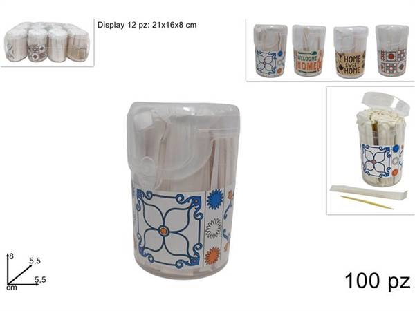 DUE ESSE STUZZICADENTI 100PZ IGIENICI 