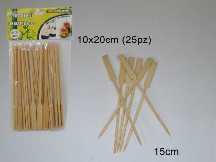 DUE ESSE STECCHINI APERITIVO BAMBOO 25PZ 