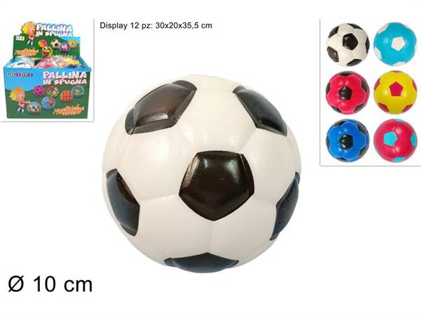 DUE ESSE PALLINA SPUGNA CALCIO 10CM 