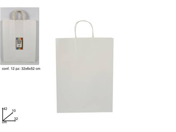 DUE ESSE BUSTA REGALO CAR BIANC 42X10X32 