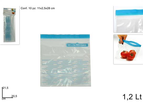 DUE ESSE SACCHETTI PLASTICA 1,2LT 10PZ 