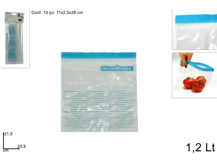 DUE ESSE SACCHETTI PLASTICA 1,2LT 10PZ
