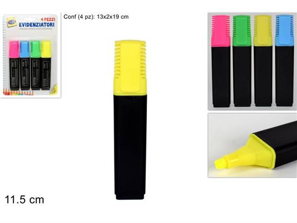 DUE ESSE EVIDENZIATORE 4PZ IN BLISTER 