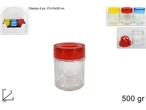 DUE ESSE BARATTOLO VETRO 50GR COL ASS 