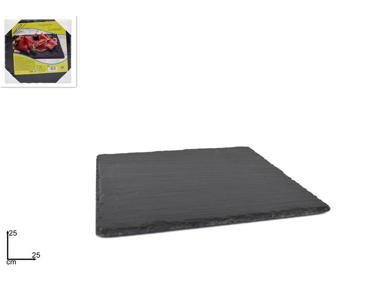 DUE ESSE TAGLIERE ARDESIA  25X25CM