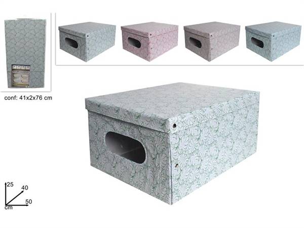 DUE ESSE BOX ABITI 50X40X25 FOGLIE 