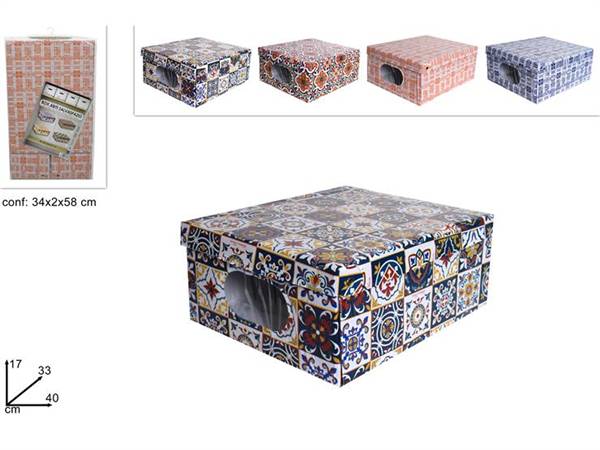 DUE ESSE BOX ABITI 40X33X17 MAIOLICA 