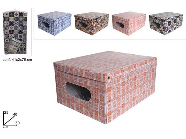 DUE ESSE BOX ABITI 50X40X25 MAIOLICA 4AS 