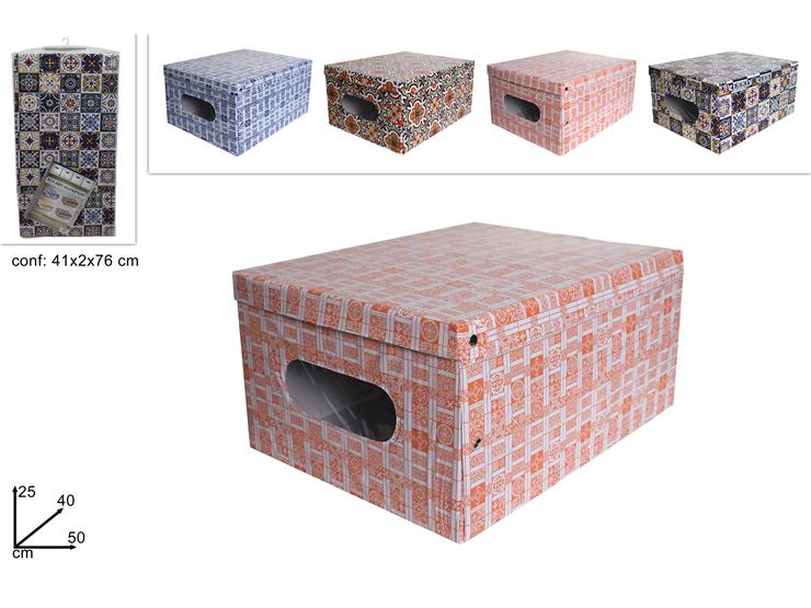 DUE ESSE BOX ABITI 50X40X25 MAIOLICA 4AS