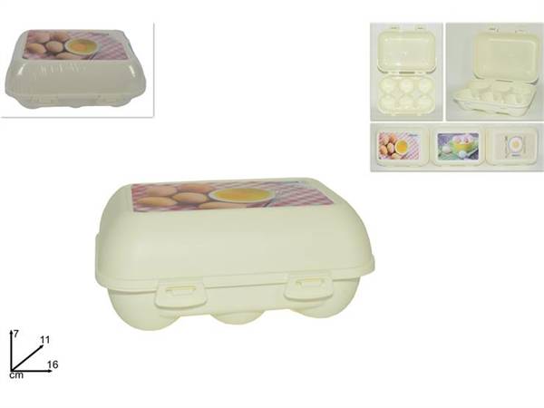 DUE ESSE PORTA UOVA PLASTICA 6PZ 