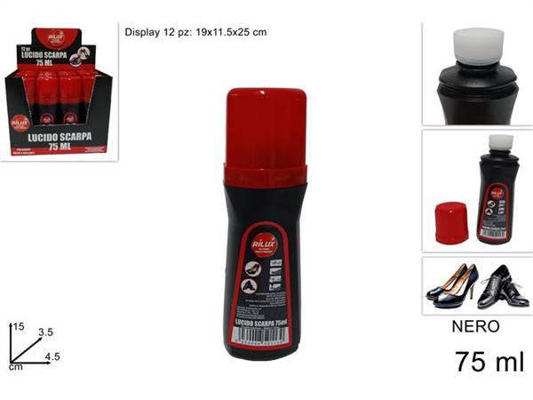 DUE ESSE LUCIDO SCARPA NERO 75ML