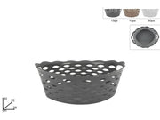 DUE ESSE CESTINO PLASTICA OVALE FORATO