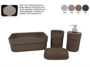DUE ESSE SET BAGNO 4 PEZZI 