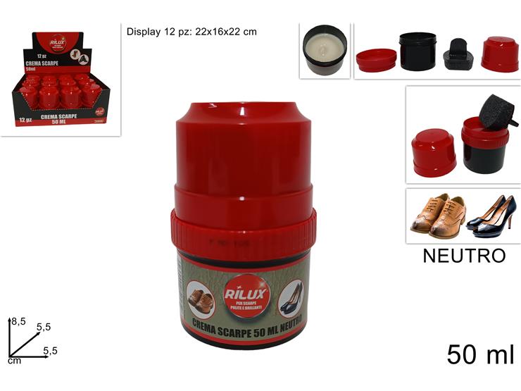 DUE ESSE CREMA PER SCARPE 50ML NEUTRO