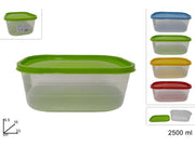 DUE ESSE CONT TRASP RETT/QUADR 2500ML CON COPERCHIO