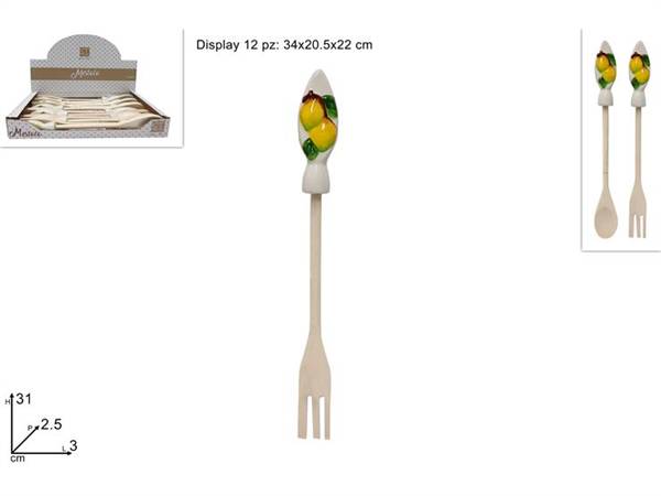 DUE ESSE MESTOLO LEGNO CON LIMONI