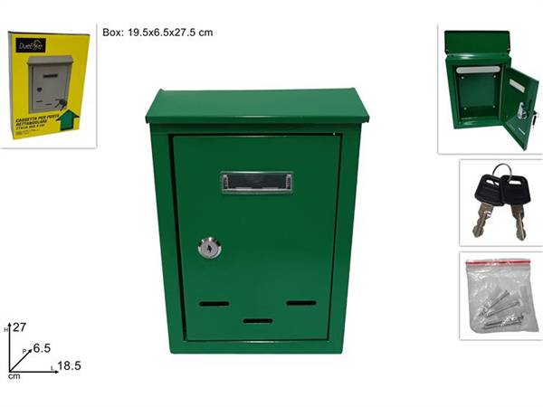 DUE ESSE CASSETTA POSTA 27X18,5X6,5 VERD 