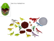 DUE ESSE UOVO CONTENITORE DINOSAURI 21PZ