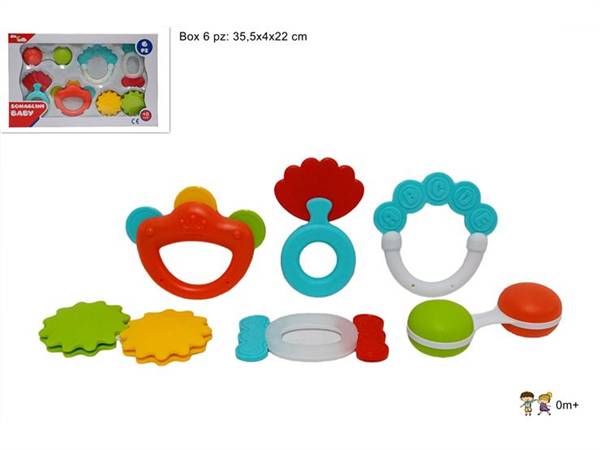 DUE ESSE SONAGLINI PRIMA INFANZIA 6PZ 