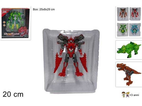 DUE ESSE DINOSAURI ROBOT TRASFORMABILI 