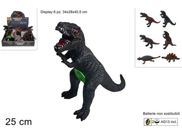 DUE ESSE DINOSAURO 6 ASSORTITI 