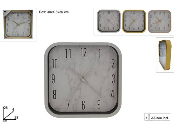 DUE ESSE OROLOGIO EFFETTO MARMO ASS
