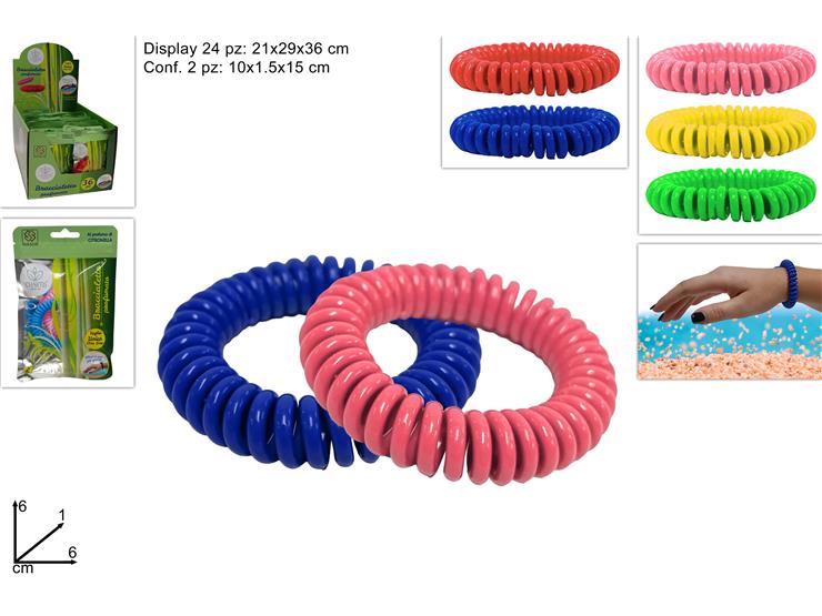 DUE ESSE BRACCIALETTI CITRONELLA 2PZ