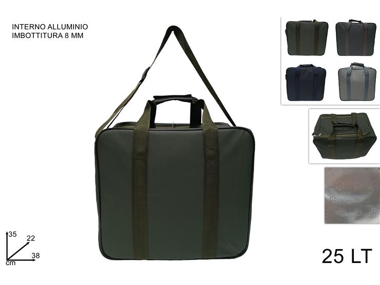 DUE ESSE BORSA FRIGO 25LT 4 COLORI IN TESSUTO TECNICO