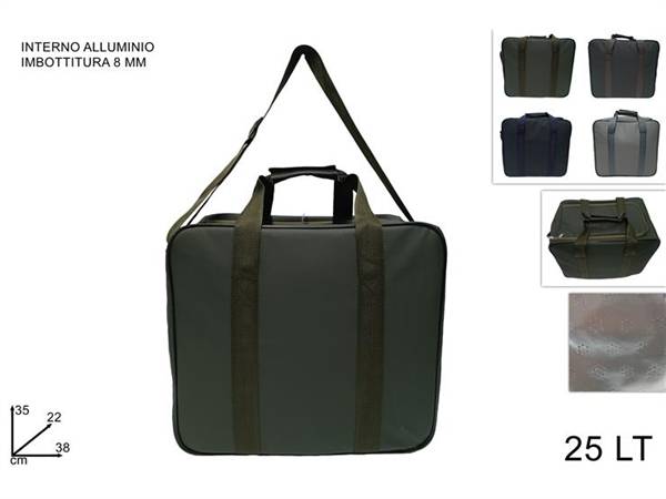 DUE ESSE BORSA FRIGO 25LT 4 COLORI IN TESSUTO TECNICO