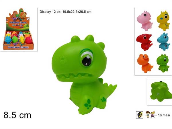 DUE ESSE DINOSAURI C/SUONO 6COL IN DISPL 