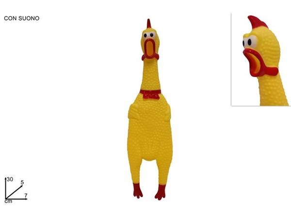 DUE ESSE GIOCO CANI GALLINA 30CM 
