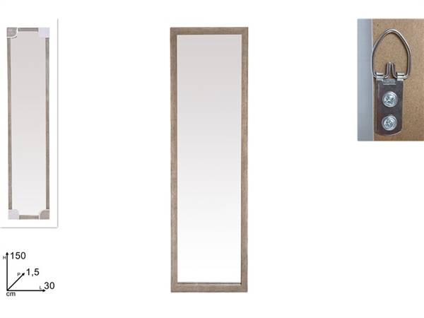 DUE ESSE CORNICE SPECCHIO 30X150 TORTORA 