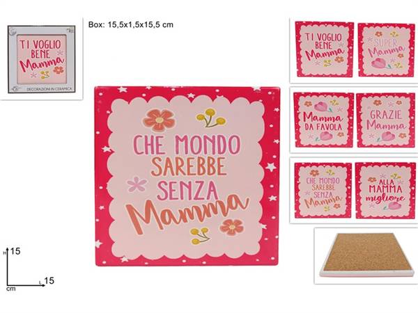 DUE ESSE SOTTOPENTOLA 15CM FESTA MAMMA