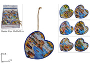 DUE ESSE APPENDINO CUORE PAESAGGIO 13CM