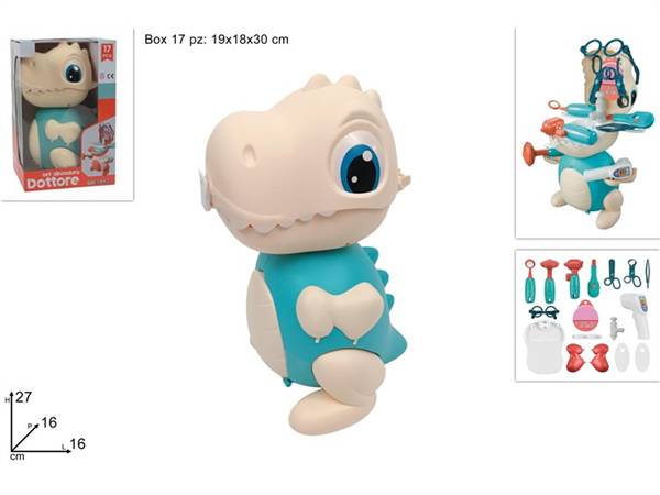 DUE ESSE DINOSAURO 2IN1 DOTTORE 17PZ 